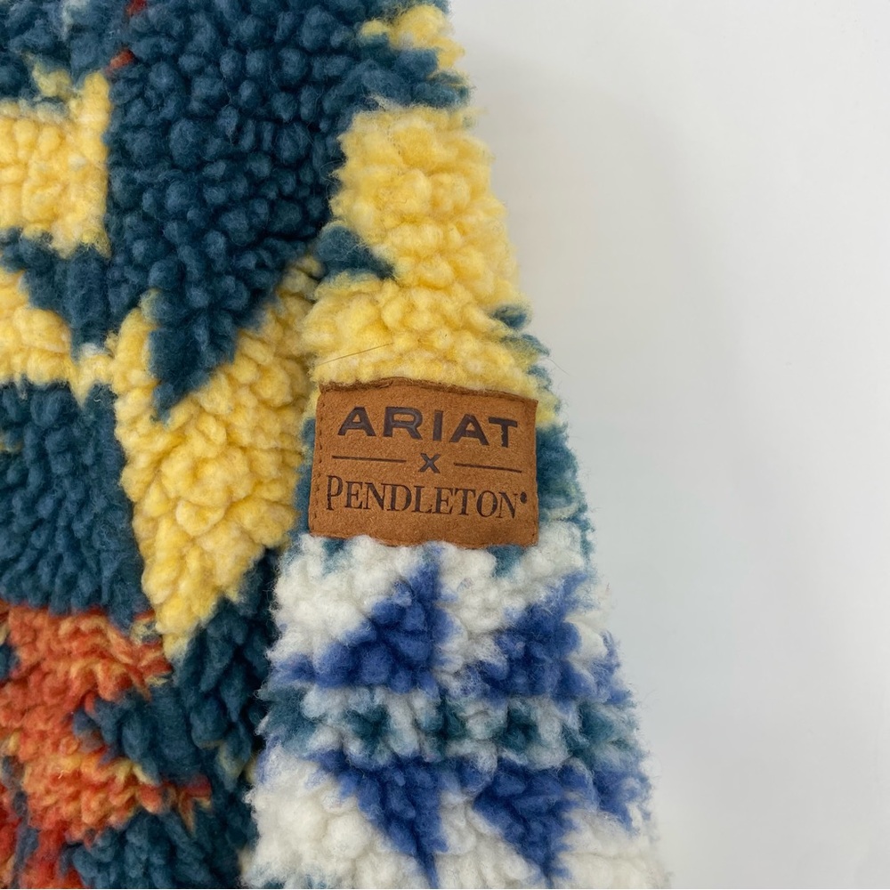 Pattern Teddy Jacket - Multicolor - image 2